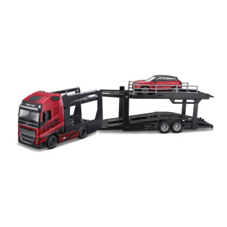 Bburago kamion Volvo FH16 w a Land Rover LRX Concept 1:43