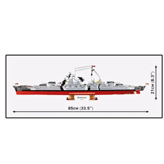 Cobi 4860 II WW Battleship Bismarck, 1:300, 3204 kostek