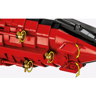 Cobi 4860 II WW Battleship Bismarck, 1:300, 3204 kostek