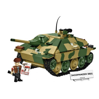 Cobi 2670 II WW Jagdpanzer 38(t) CHWAT (Odvážlivec), 1:28, 731 kostek