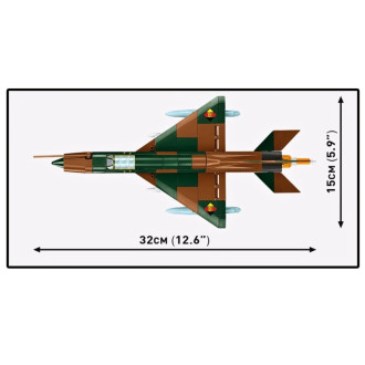 Cobi 5919 MIG-21 ČSSR / NDR, 1:48, 396 kostek