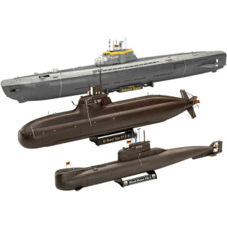 Plastic ModelKit ponorky 05186 - 70 Years Bundeswehr:Wilhelm Bauer,Type 206A,Class2 (1:144)