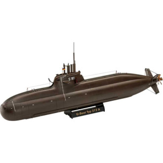 Plastic ModelKit ponorky 05186 - 70 Years Bundeswehr:Wilhelm Bauer,Type 206A,Class2 (1:144)