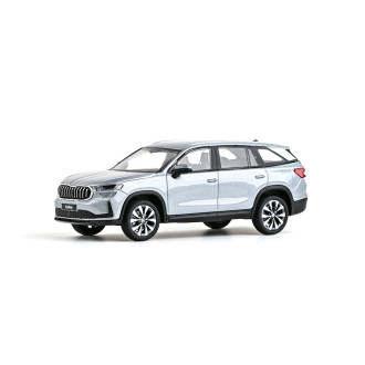 Abrex Škoda Kodiaq II (2023) Stříbrná Smoky Diamond Metalíza 1:43