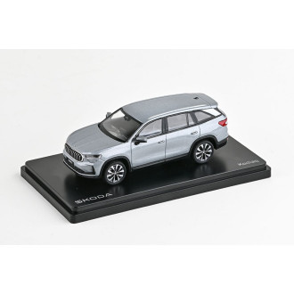 Abrex Škoda Kodiaq II (2023) Stříbrná Smoky Diamond Metalíza 1:43
