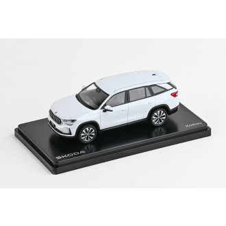 Abrex Škoda Kodiaq II (2023) Bílá Moon Metalíza 1:43