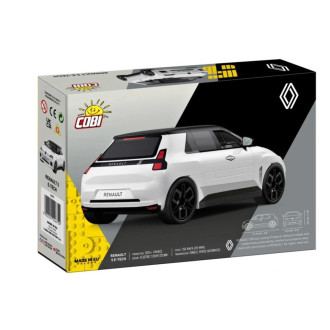 Cobi 24675 Renault 5 e-tech bílý, 1:35, 78 kostek