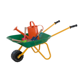 Dětské plechové kolečko Woody velké 77 cm, zelené
