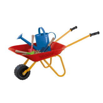 Dětské plechové kolecko Woody velké 77cm, červené