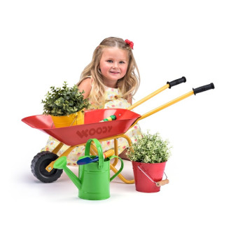 Dětské plechové kolecko Woody velké 77cm, červené