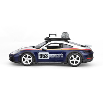 Bburago RACE, Porsche 911 Dakar bílá-modrá metalíza, 1:24