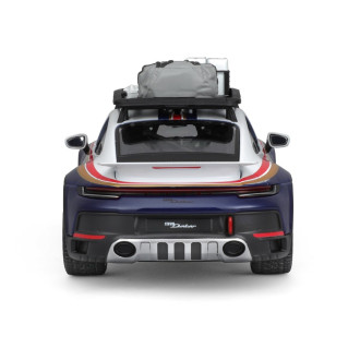 Bburago RACE, Porsche 911 Dakar bílá-modrá metalíza, 1:24