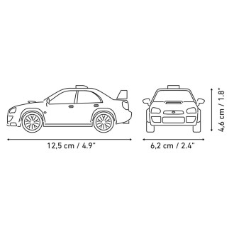 Cobi 24650 Subaru Impreza WRX 2003, 1:35, 88 kostek