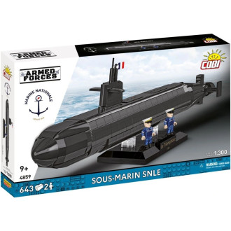 Cobi 4859 Armed Forces Sous-marin SNLE ponorka, 1:300, 643 k, 2 f
