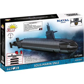 Cobi 4859 Armed Forces Sous-marin SNLE ponorka, 1:300, 643 k, 2 f