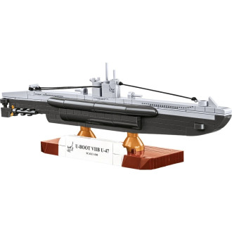 Cobi 4858 II WW Německá ponorka U-Boot VIIB U-47, 1:300, 165 kostek