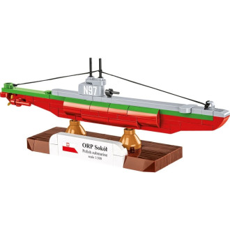 Cobi 4863 II WW ORP SOKOL polská ponorka, 1:300, 142 kostek