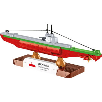 Cobi 4863 II WW ORP SOKOL polská ponorka, 1:300, 142 kostek