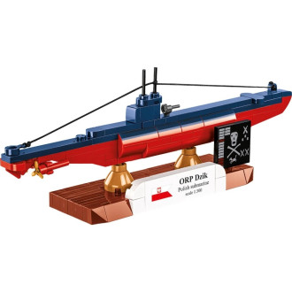 Cobi 4864 II WW ORP DZIK polská ponorka, 1:300, 148 kostek