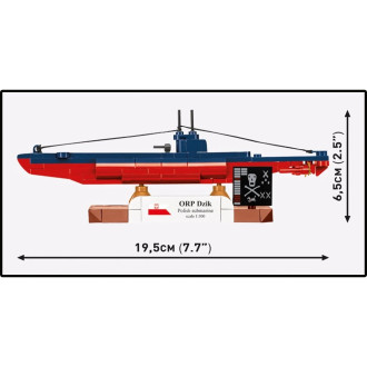 Cobi 4864 II WW ORP DZIK polská ponorka, 1:300, 148 kostek