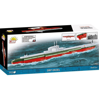 Cobi 4855 II WW Polská ponorka ORP Orzel, 1:300, 193 kostek
