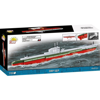 Cobi 4856 II WW Polská ponorka ORP Sep, 1:300, 190 kostek