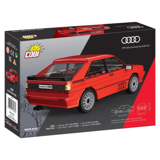 Cobi 24664 Audi Quattro 1980, červené, 1:35, 79 kostek