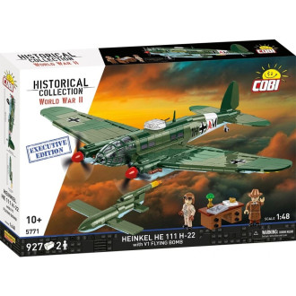 Cobi 5771 II WW Heinkel He 111 H-22 se střelou V1, 1:48, 927 k, 2 f, Executive edition