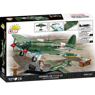 Cobi 5771 II WW Heinkel He 111 H-22 se střelou V1, 1:48, 927 k, 2 f, Executive edition