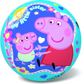 Gumový dětský míč, Prasátko Peppa - 23cm