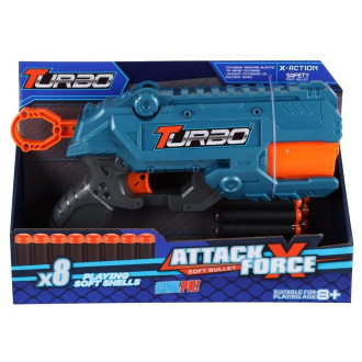 Blaster Turbo dětská pistole - 8ks nábojů