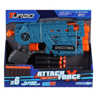 Blaster Turbo mini + 6 ks nábojů