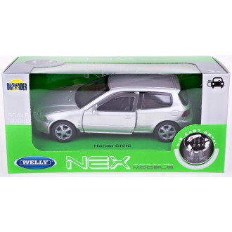 Welly Honda Civic (silver) 1:34-39