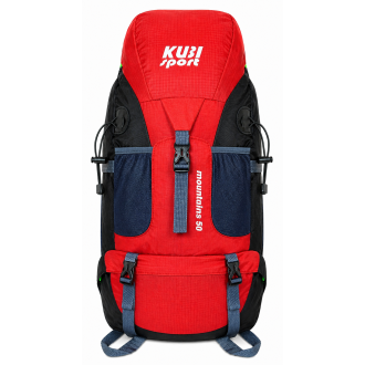 Turistický batoh Mountains 50 L, červený