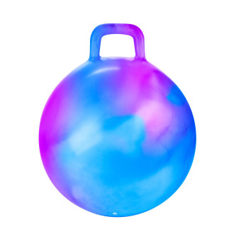 Skákací míč modro-fialový s úchytem 45cm