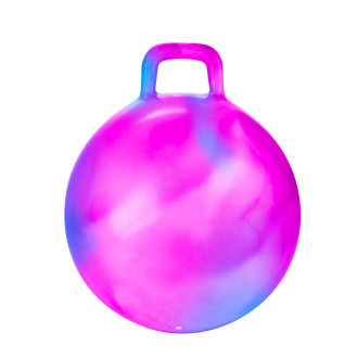 Skákací míč fialovo-modrý s úchytem 45cm
