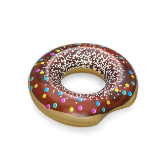 Bestway 36118 Nafukovací kruh donut hnědý, průměr 107cm