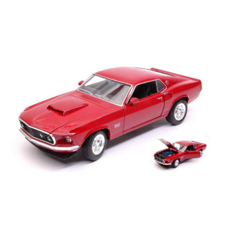 Welly Ford Mustang Boss 429, 1969, červený 1:24