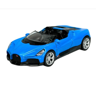 Welly Bugatti W16 Mistral modrý, 1:34-39