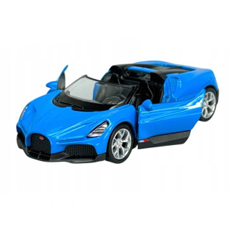 Welly Bugatti W16 Mistral modrý, 1:34-39