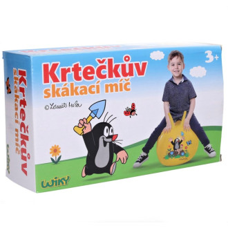 Skákací míč Krtek s úchytem, 40cm