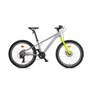 Dětské jízdní kolo Mayo 24 EGO FIT D, 7spd, 2026 stříbrno-zelené