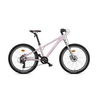 Dětské jízdní kolo Mayo 24 EGO FIT D, 7spd, 2026 růžovo-stříbrné