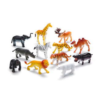 Faunika Zvířátka figurky v tubě - Safari