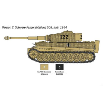 Model Set tank 75002 - Pz. Kpfw. VI Tiger I Ausf. E (1:56)