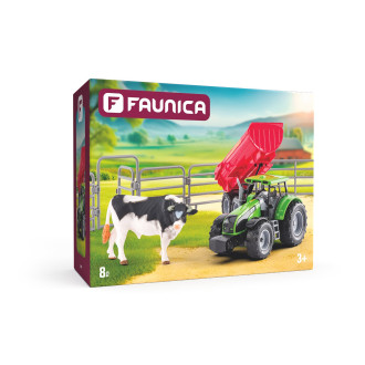 Faunica Traktor s býkem