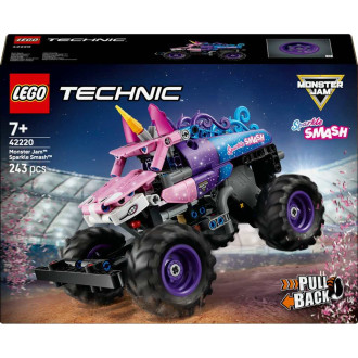 LEGO Technic 42220 Monster Jam Sparkle Smash, s natahovacím motorem