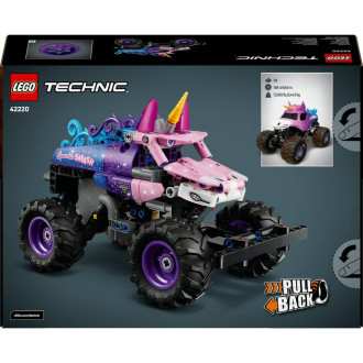 LEGO Technic 42220 Monster Jam Sparkle Smash, s natahovacím motorem