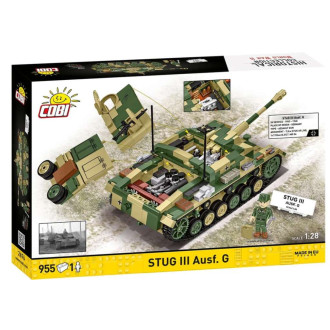 Cobi 2676 II WW StuG III Ausf. G, 1:28, 955 kostek