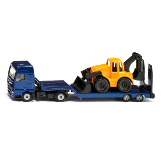 SIKU Super - dlouhý tahač s rypadlem, 1:87